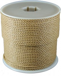 Cordage 43710 1-4 in. by 600 ft. Twisted Polypro, brown EVANS